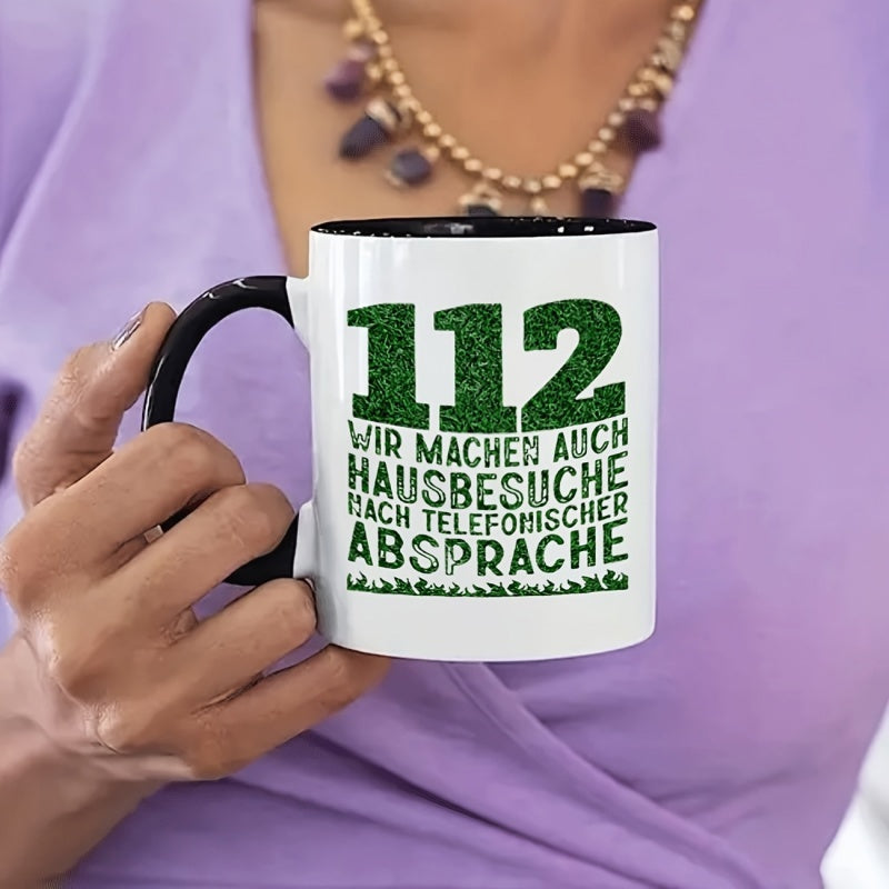 Tailorly Black Accent 11 oz Mug - cake themed products