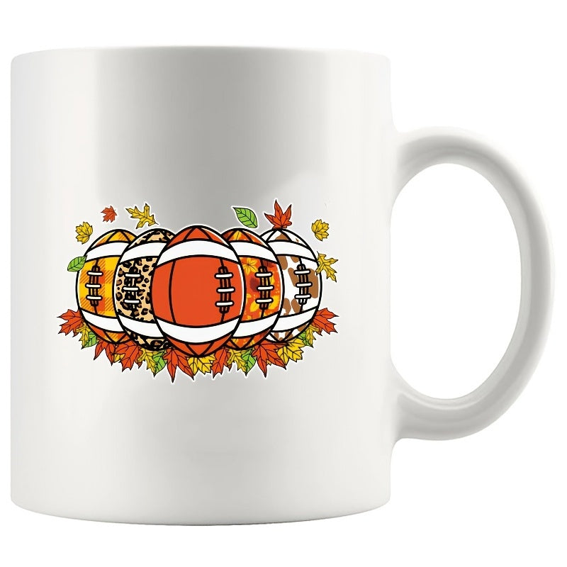 Tailorly White Ceramic 11 oz Mug - at moon