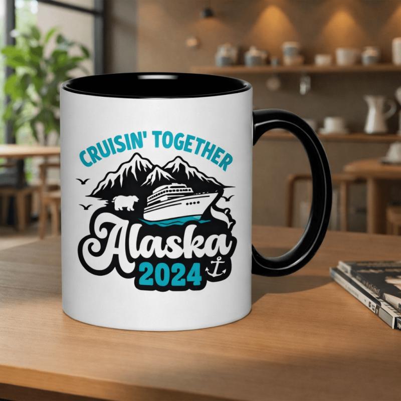 Tailorly Black Accent 11 oz Mug - mountains and wildlife teachers and p_513f47b40e204f8e940c18a7b25bea93