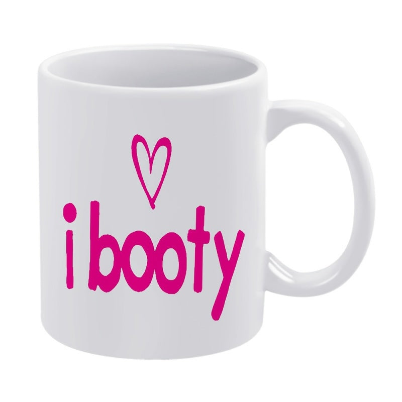 Tailorly White Ceramic 11 oz Mug - heart