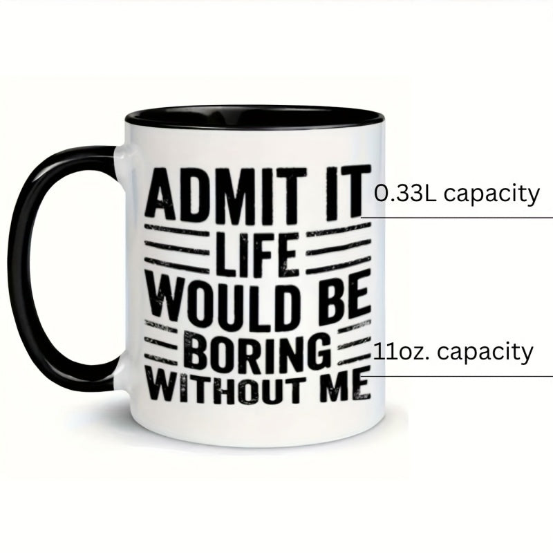 Tailorly Black Accent 11 oz Mug - black text