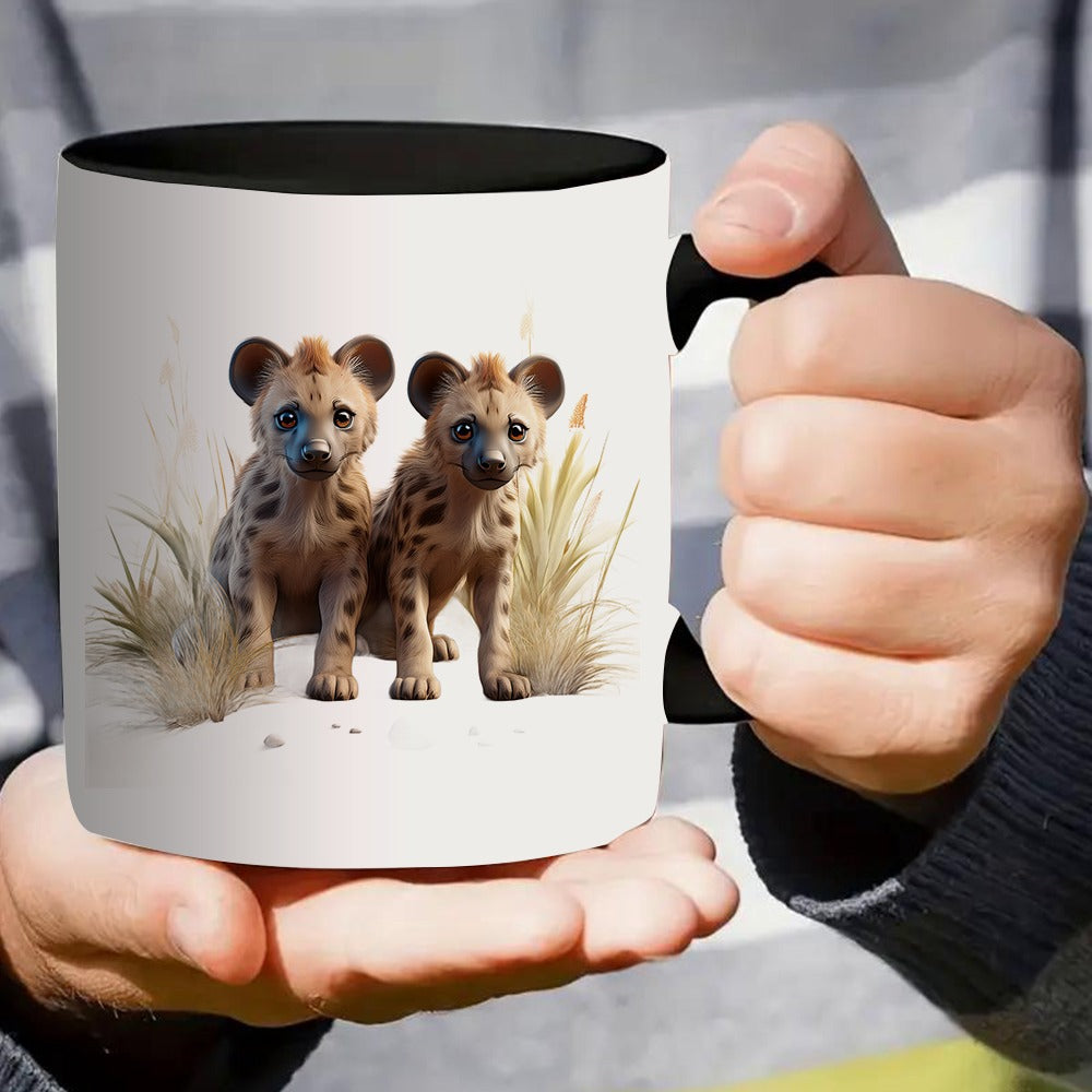 Tailorly Black Accent 11 oz Mug - a single mug featuring an adorable design of ideal for coffee or tea this drinkware a great gift for home or