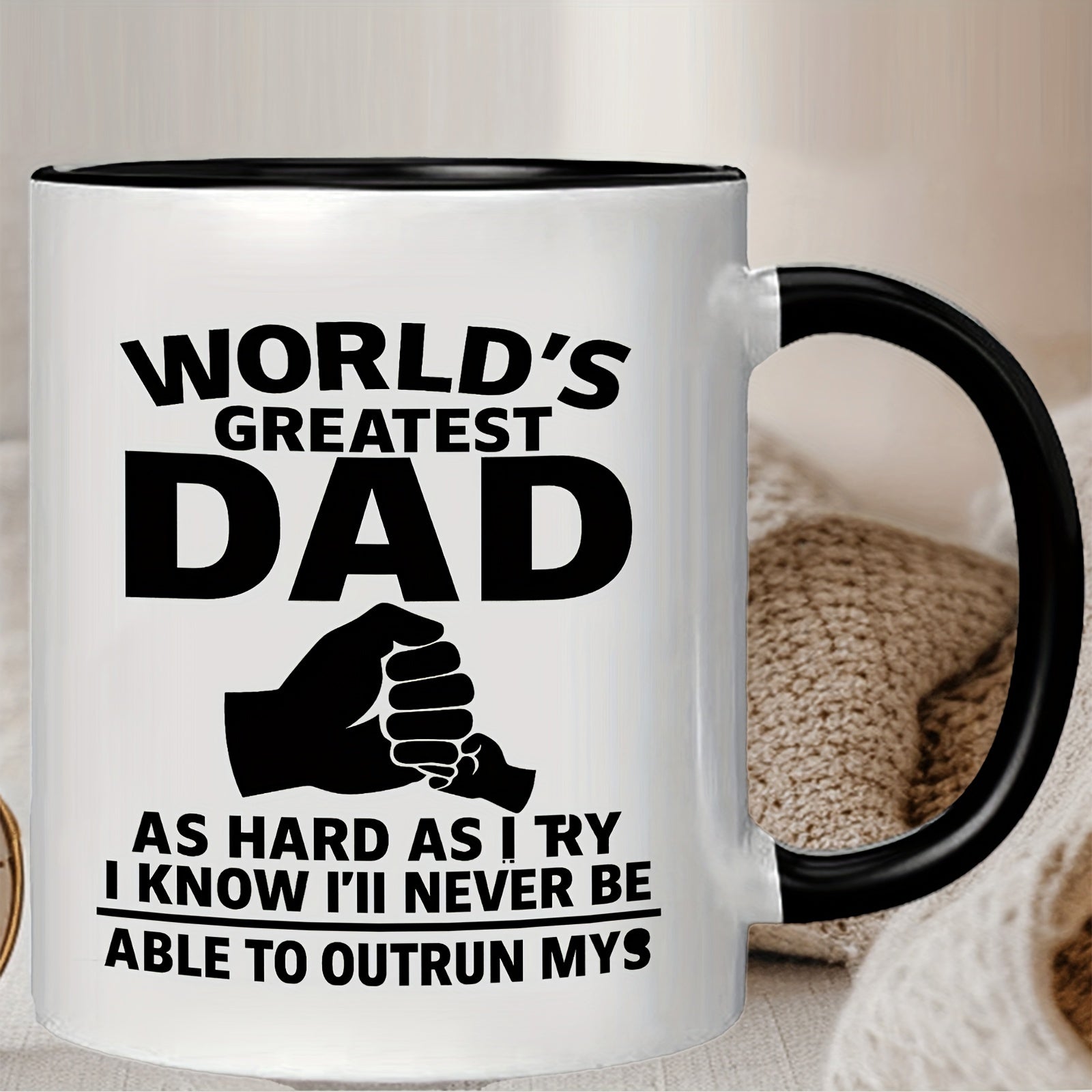 Tailorly Black Accent 11 oz Mug - funny dad saying