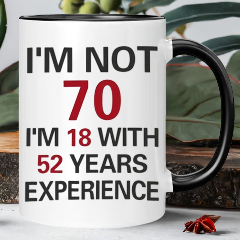 Tailorly Black Accent 11 oz Mug - themed cup that magic to your experience a chic ceramic mug suitable for all ages featuring its dishwasher safe and