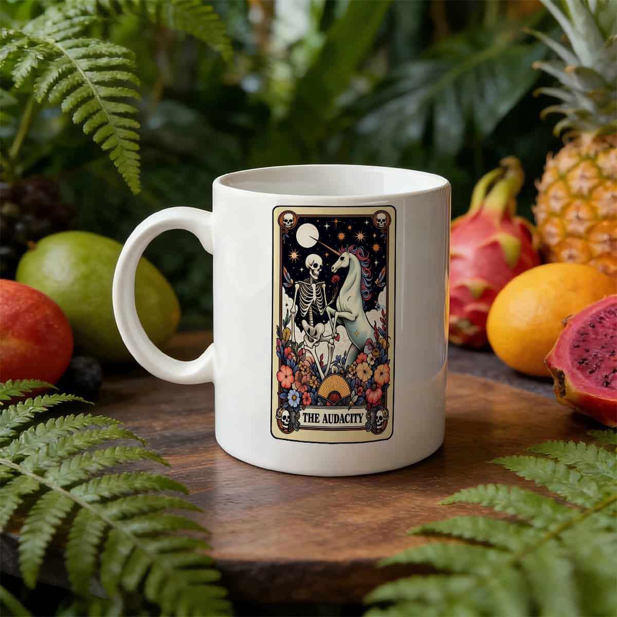 Tailorly White Ceramic 11 oz Mug - inspired 11oz ceramic coffee mug leakproof and insulated for dishwasher and microwave for office birthday and