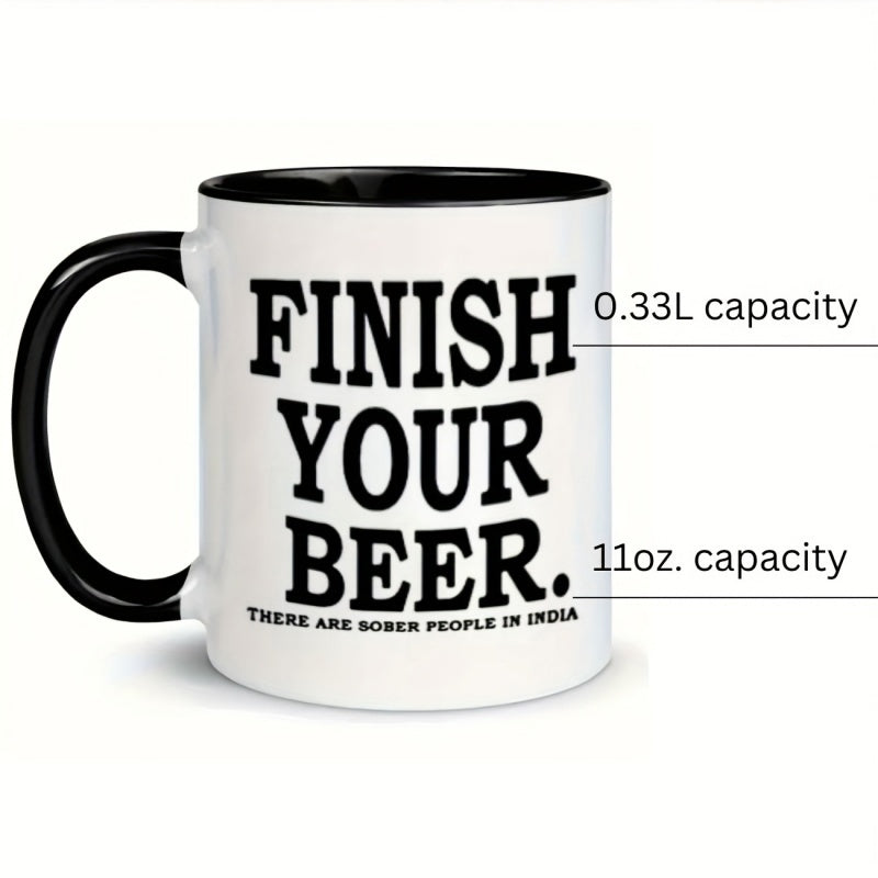 Tailorly Black Accent 11 oz Mug - text flowers