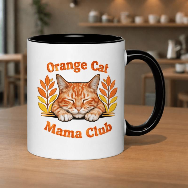Tailorly Black Accent 11 oz Mug - cute lover gift text