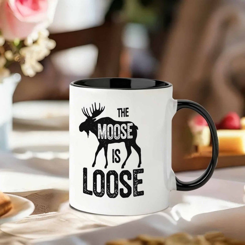 Tailorly Black Accent 11 oz Mug - one ceramic cup for daily use ideal for christmas birthday and anniversary presents one humorous novelty mug featuring