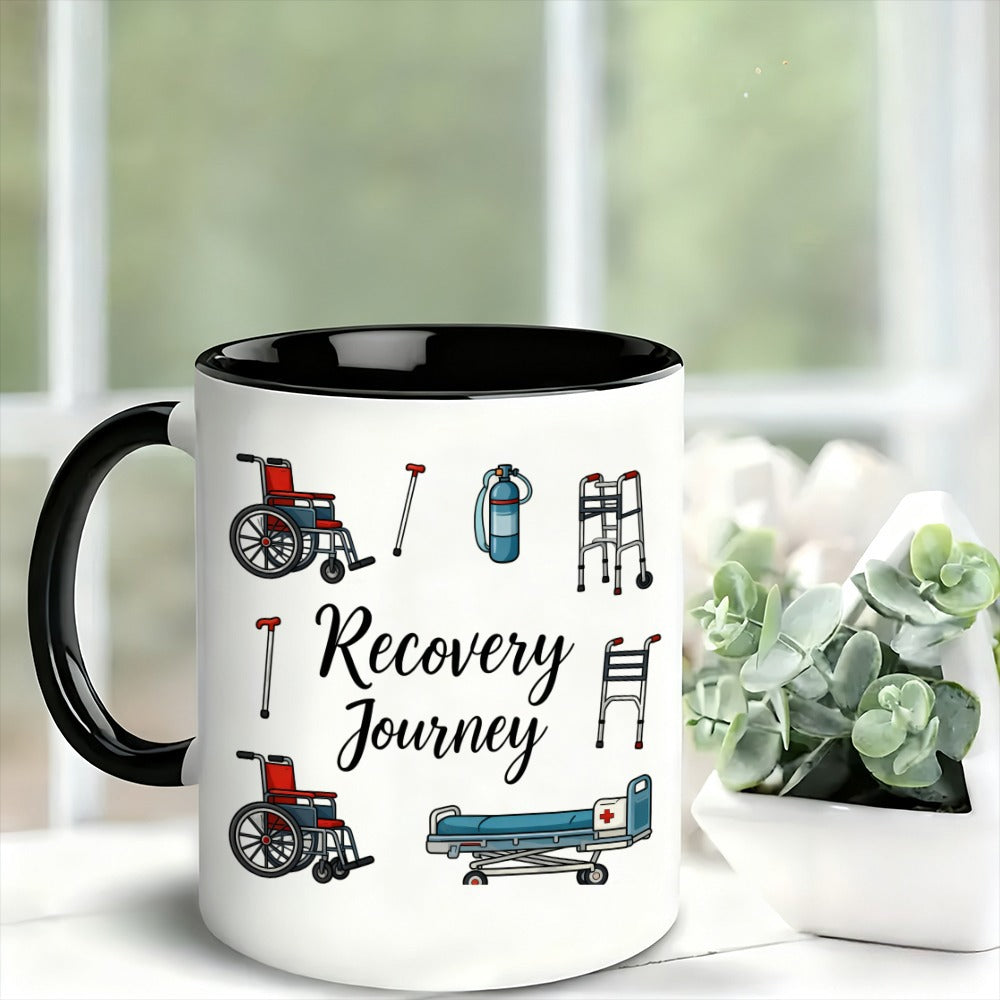 Tailorly Black Accent 11 oz Mug - wheelchair aids and equipment