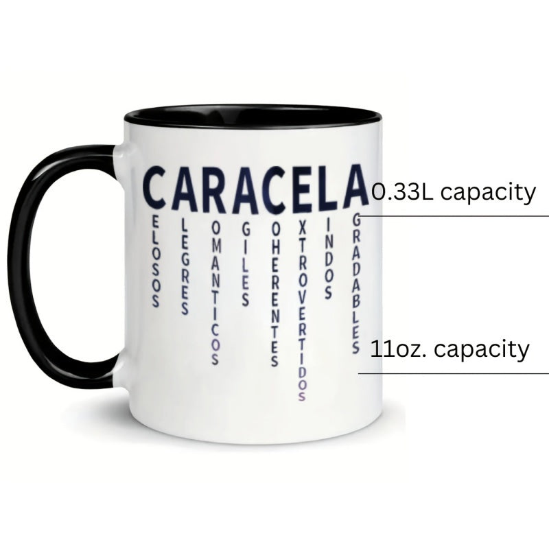 Tailorly Black Accent 11 oz Mug - lettered text