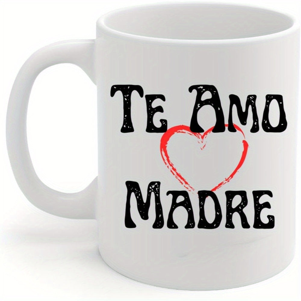 Tailorly White Ceramic 11 oz Mug - 1pc 11oz ceramic coffee mug ceramic coffee mug funny gift for mom dad mothers day fathers day birthday novelty