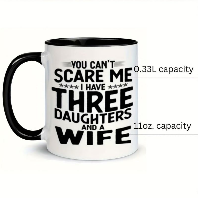 Tailorly Black Accent 11 oz Mug - text quote coffee