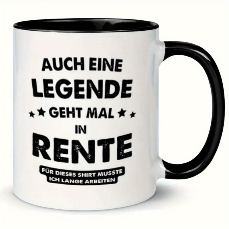 Tailorly Black Accent 11 oz Mug - stars