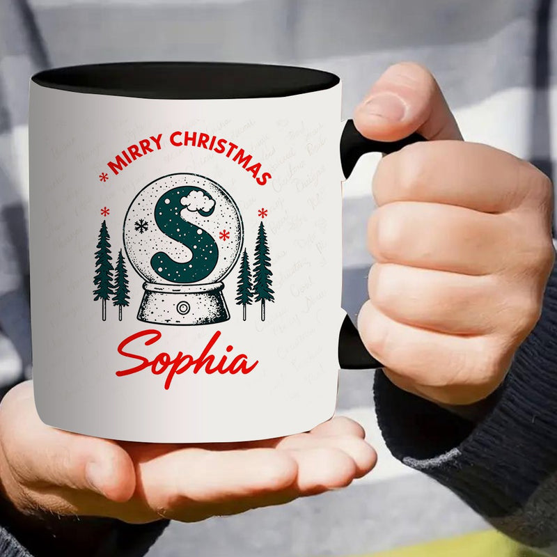 Tailorly Black Accent 11 oz Mug - christmas design