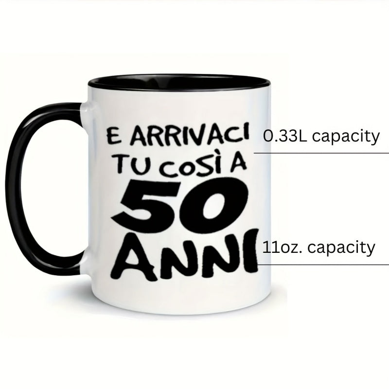 Tailorly Black Accent 11 oz Mug - text and numbers