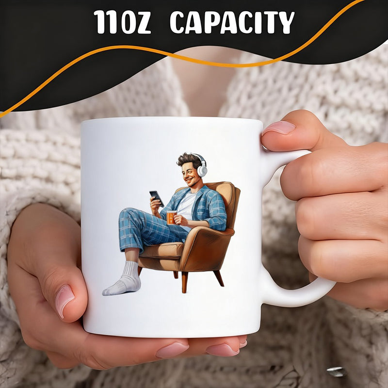 Tailorly White Ceramic 11 oz Mug - 1pc mug coffee cups able ceramic mug with warm at home or office enjoy your beverage in style everyday party