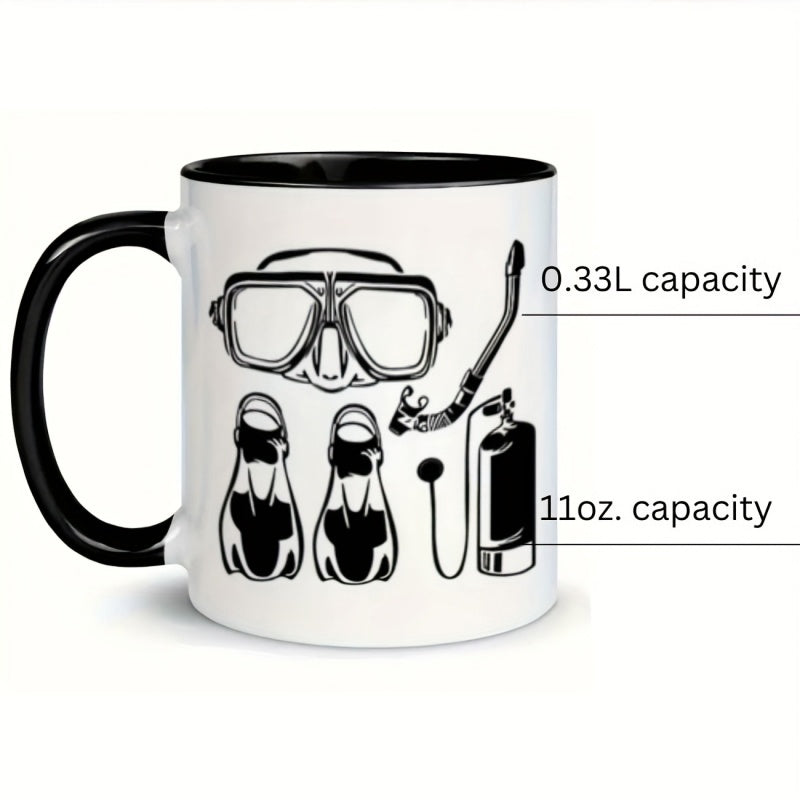 Tailorly Black Accent 11 oz Mug - coffee and an gift for birthdays and holidays