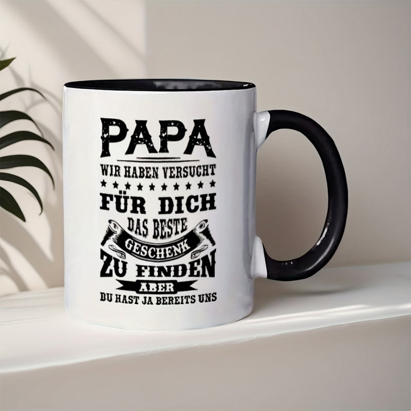 Tailorly Black Accent 11 oz Mug - german text