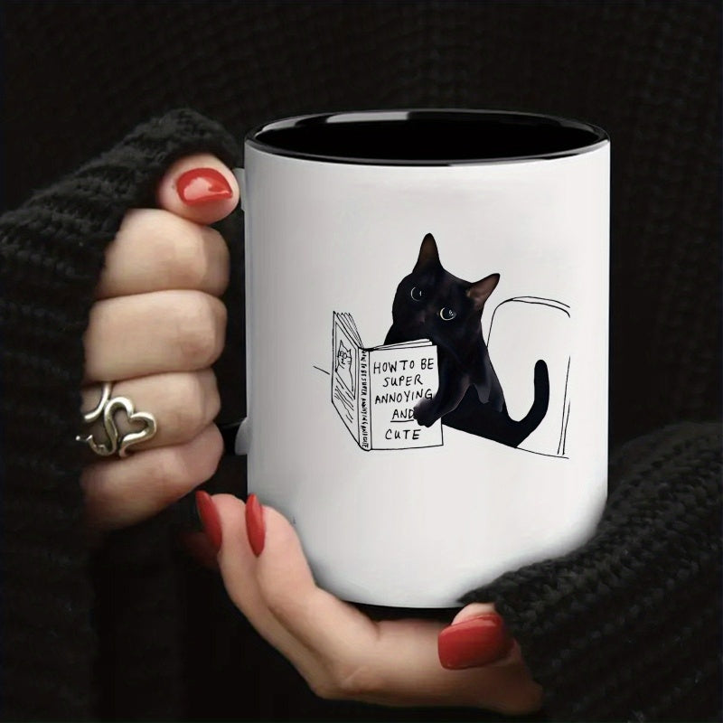 Tailorly Black Accent 11 oz Mug - dark humor text