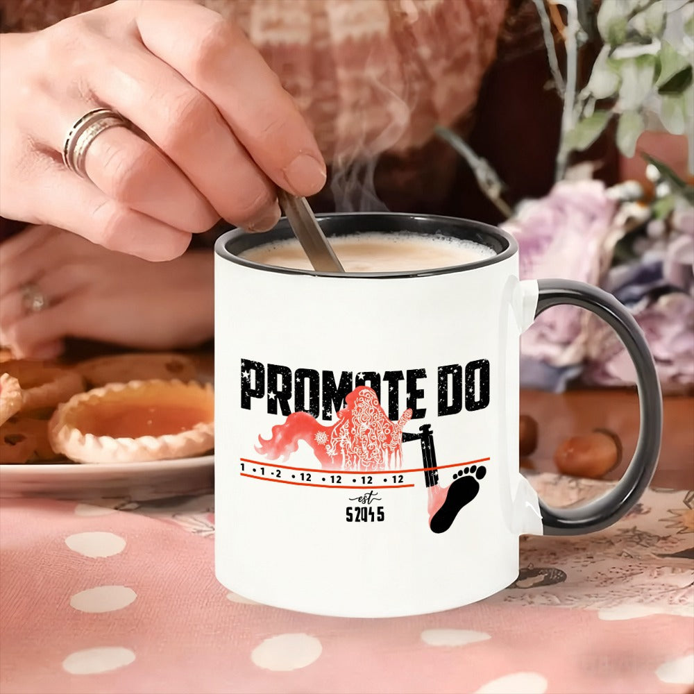 Tailorly Black Accent 11 oz Mug - mug featuring a design and message ideal for home or office use a great gift for tea and coffee as well as who