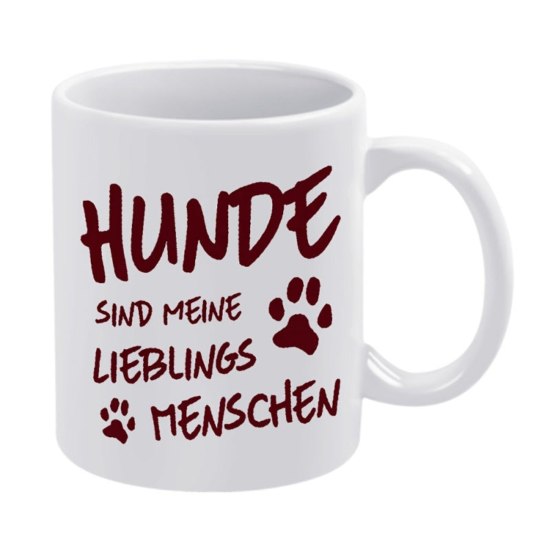 Tailorly White Ceramic 11 oz Mug - paw print