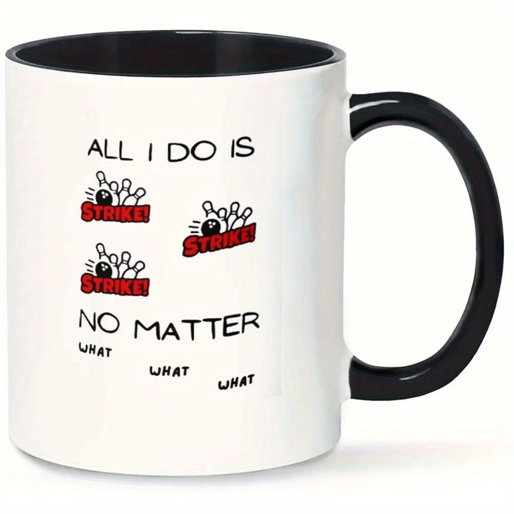 Tailorly Black Accent 11 oz Mug - i give 100 motivational