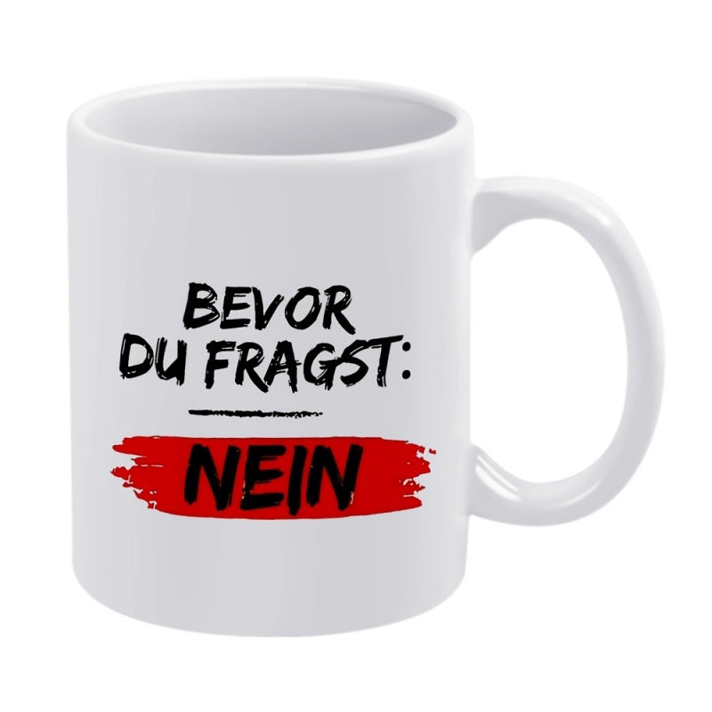 Tailorly White Ceramic 11 oz Mug - shipping no funny