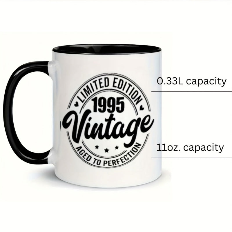 Tailorly Black Accent 11 oz Mug - vintage 1995 coffee mug text