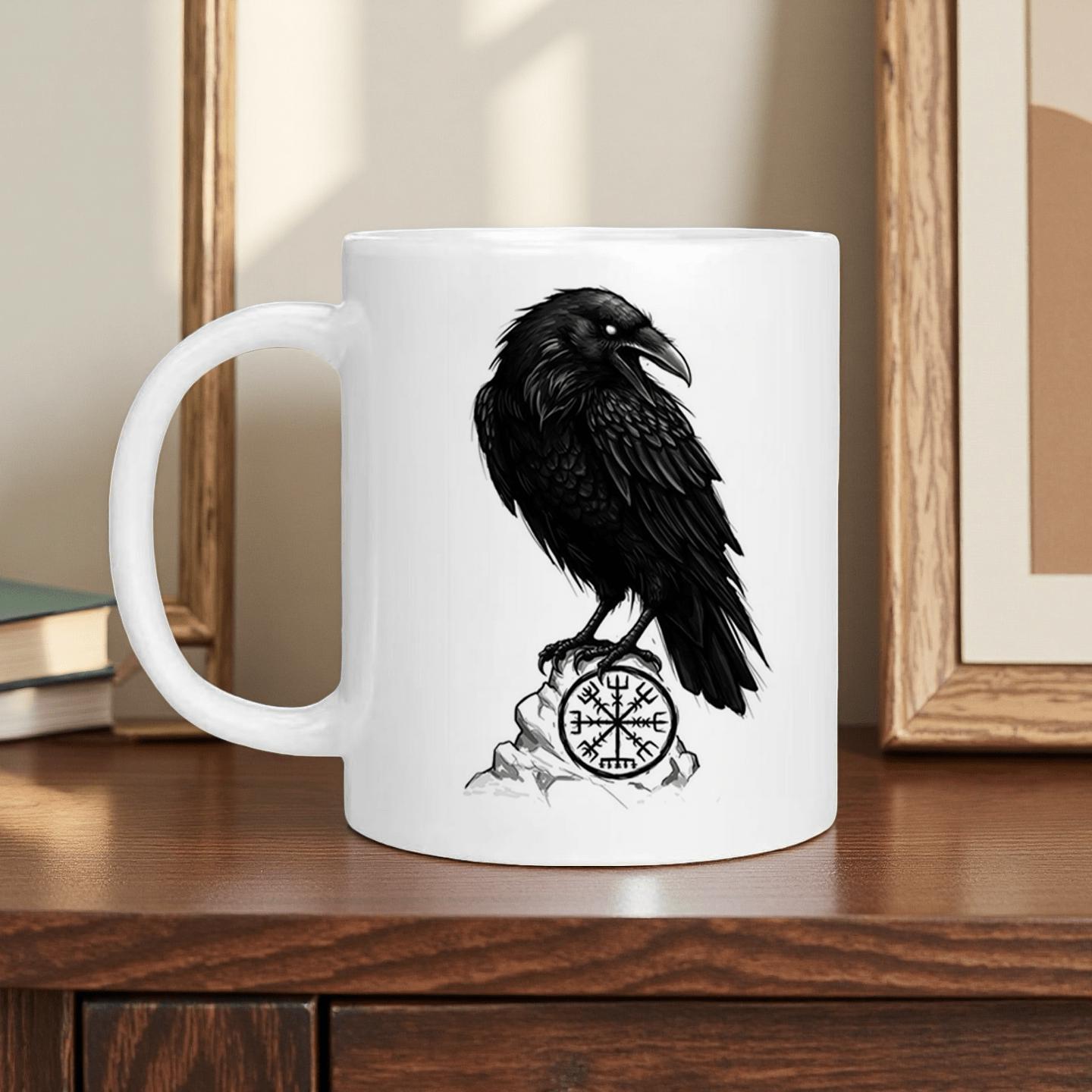Tailorly White Ceramic 11 oz Mug - halloween southern themed design