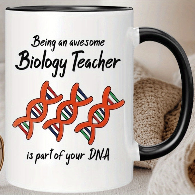 Tailorly Black Accent 11 oz Mug - honor for science