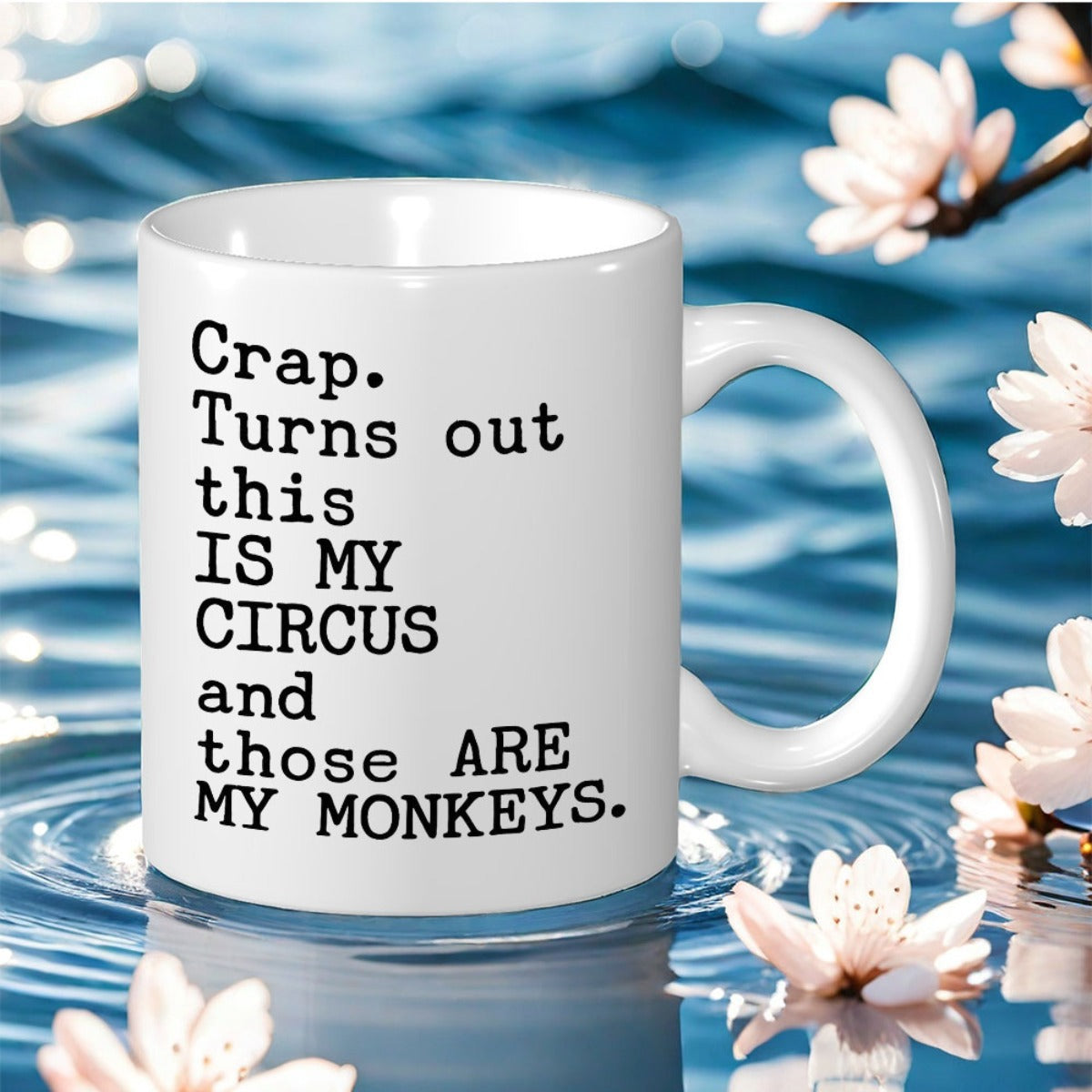 Tailorly White Ceramic 11 oz Mug - funny quote