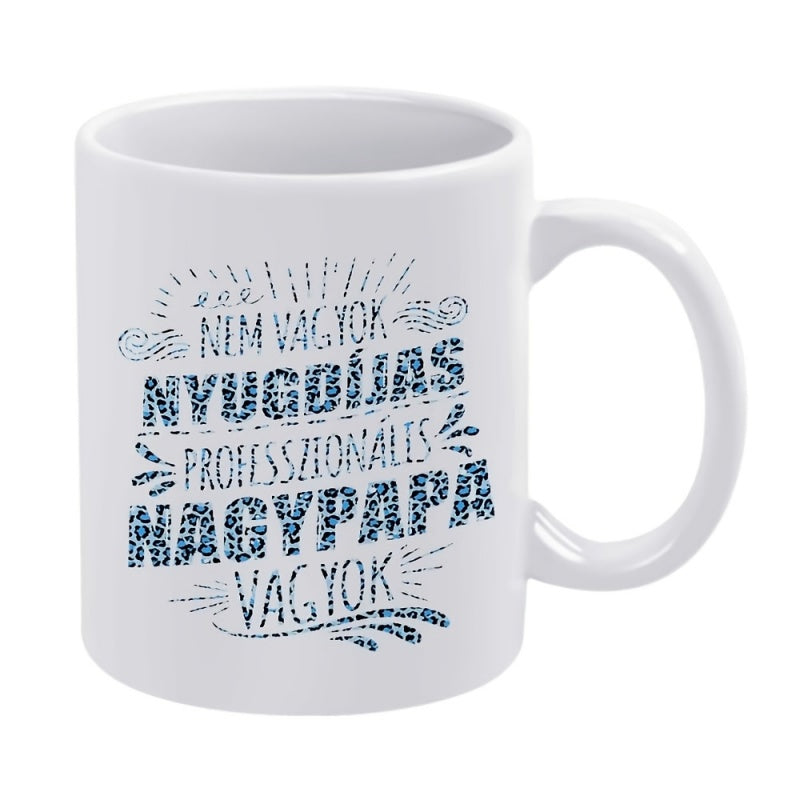 Tailorly White Ceramic 11 oz Mug - 1pc decorative mug suitable for restaurants and businesses 11 ounces ideal for holiday birthday and christmas
