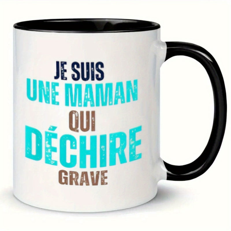 Tailorly Black Accent 11 oz Mug - french text