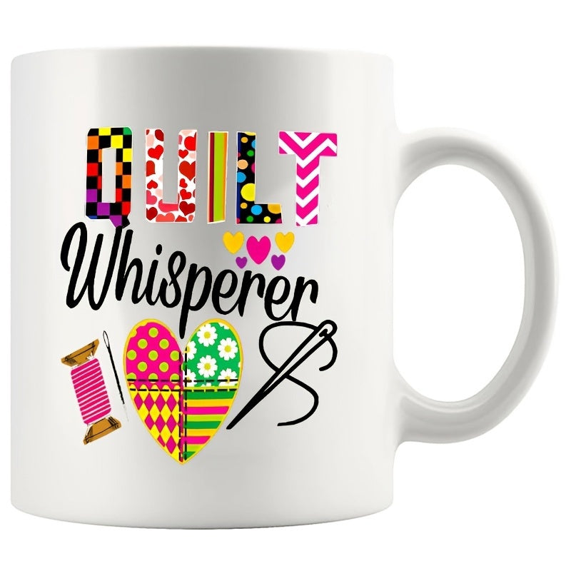 Tailorly White Ceramic 11 oz Mug - 1pc office workers gift 11oz with handle large ceramic cup for him her perfect christmas gift for