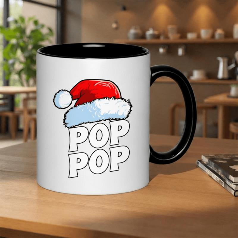 Tailorly Black Accent 11 oz Mug - gift 11oz printed ceramic mug themed ceramic coffee mug scratch resistant print drinking cups themed glossy print