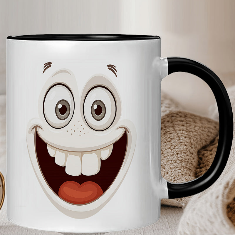 Tailorly Black Accent 11 oz Mug - cartoon