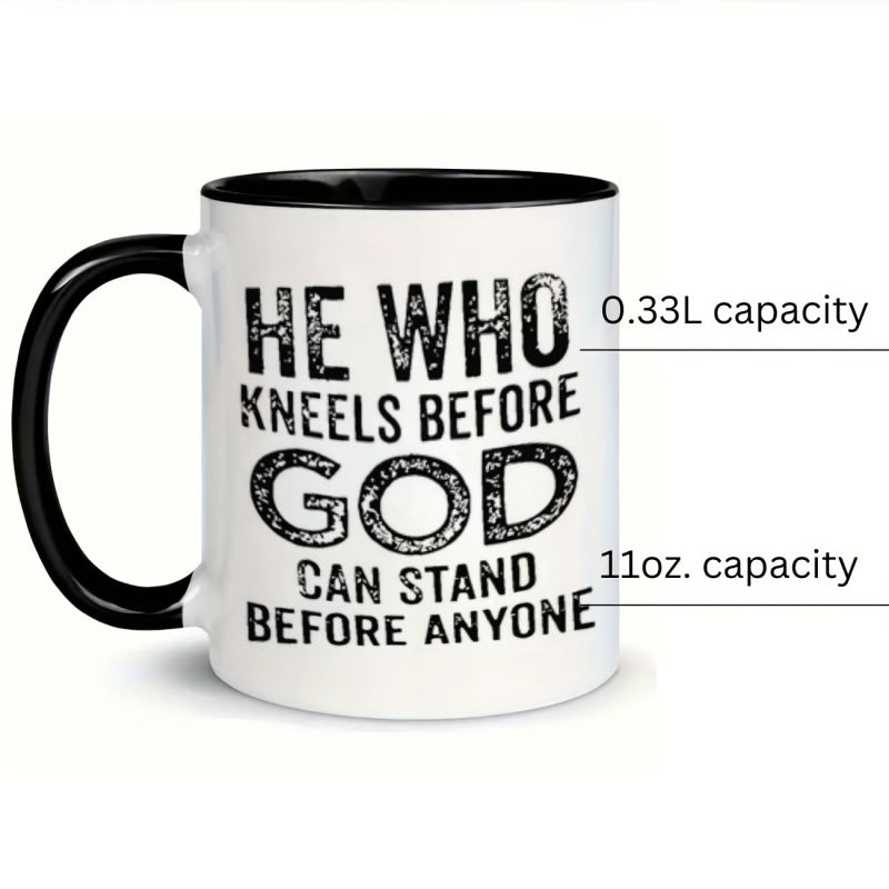 Tailorly Black Accent 11 oz Mug - text quote