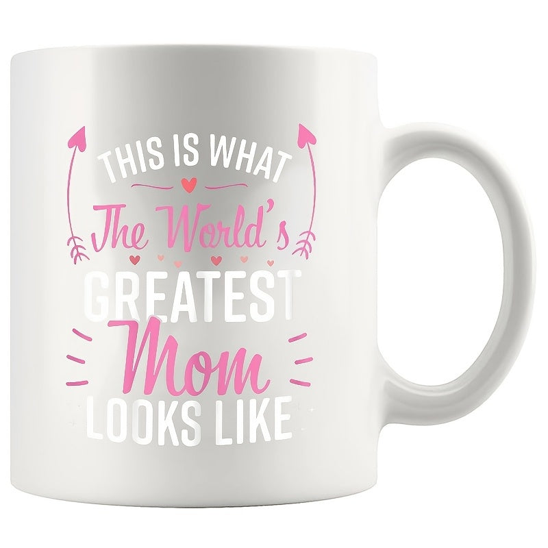 Tailorly White Ceramic 11 oz Mug - i love you mom