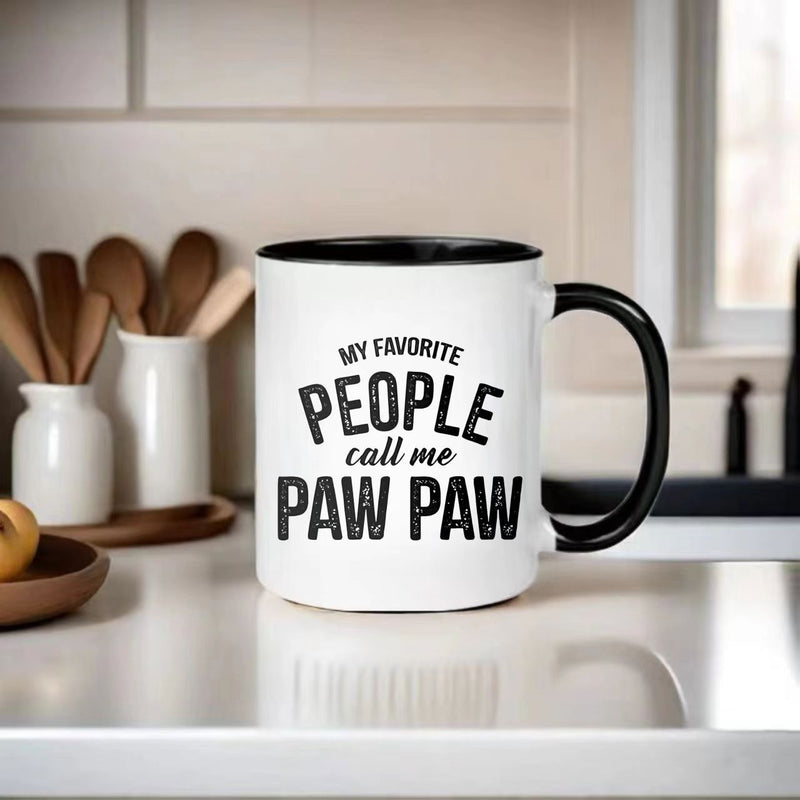 Tailorly Black Accent 11 oz Mug - people