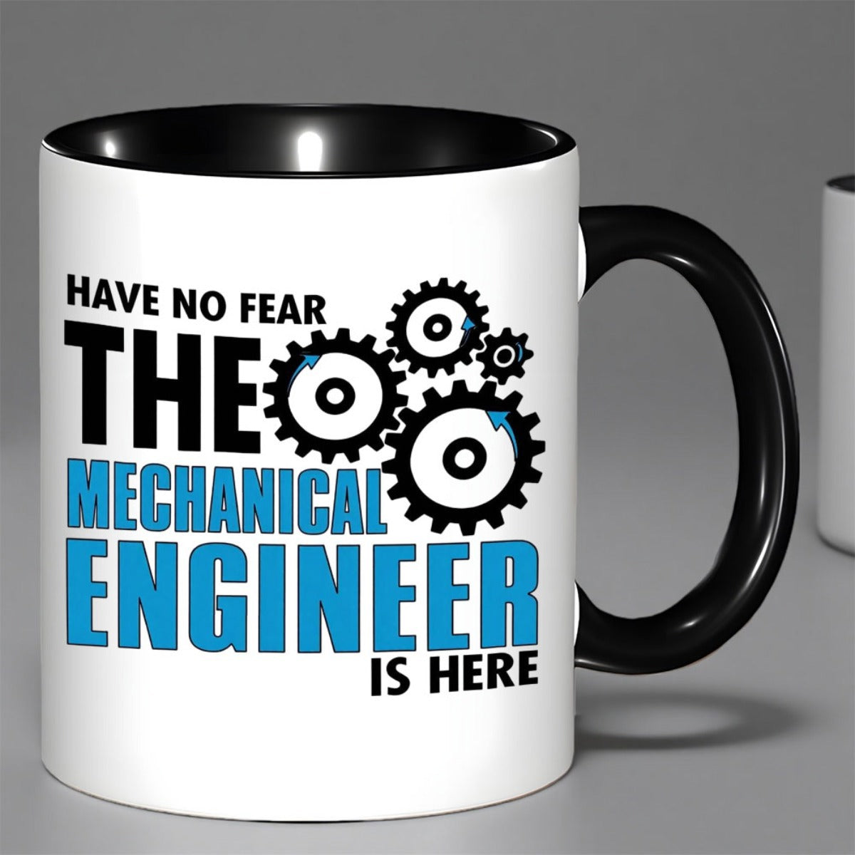 Tailorly Black Accent 11 oz Mug - gear mechanical parts
