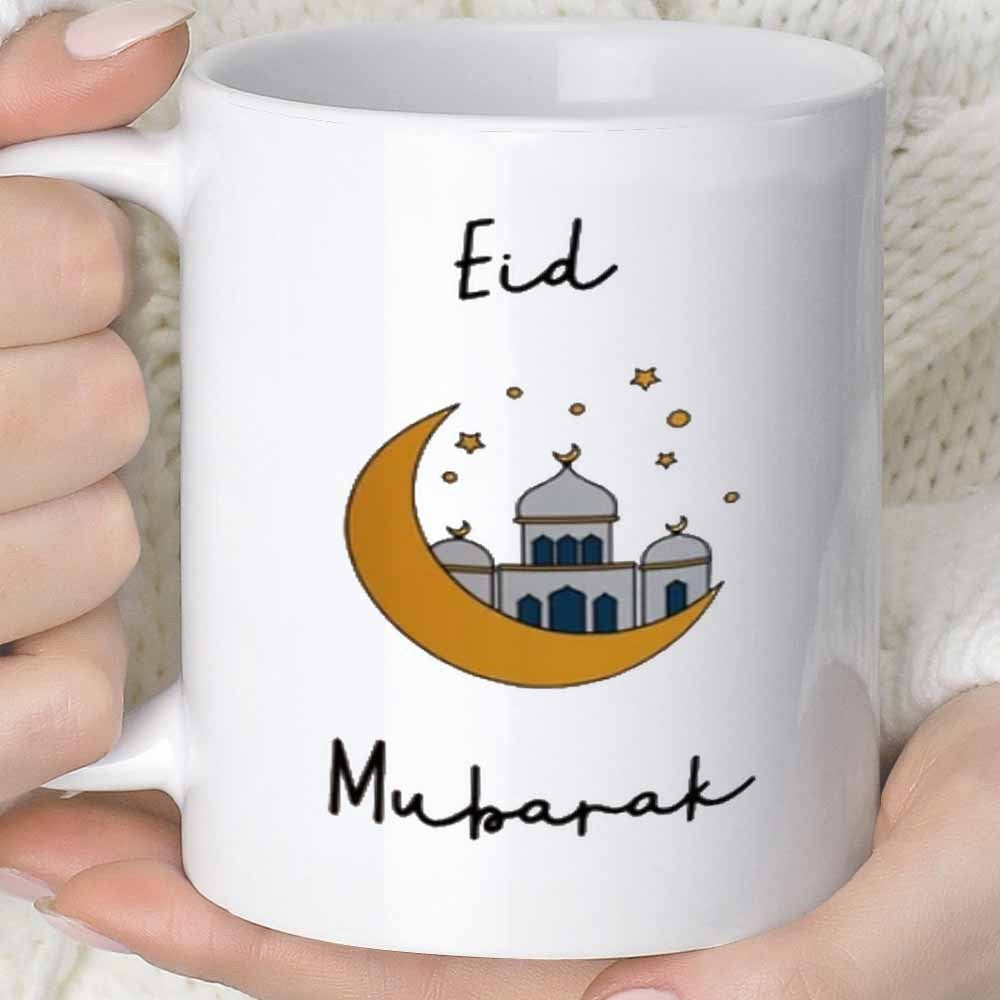 Tailorly White Ceramic 11 oz Mug - mosque