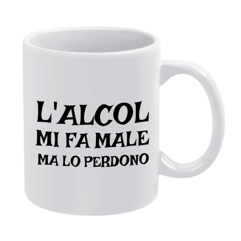 Tailorly White Ceramic 11 oz Mug - humorous text about alcohol， restaurants and businesses