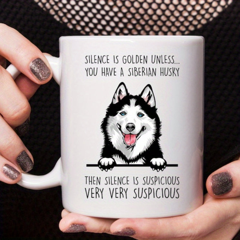 Tailorly White Ceramic 11 oz Mug - 1pc 11oz ceramic coffee mug mug durable no ideal for coffee tea beverages perfect gift for lovers christmas
