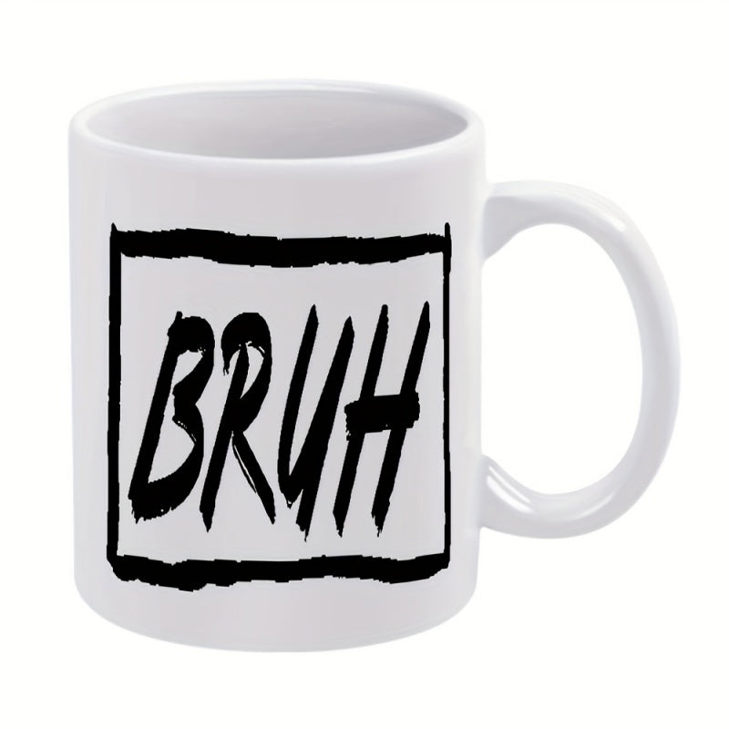 Tailorly White Ceramic 11 oz Mug - funny text