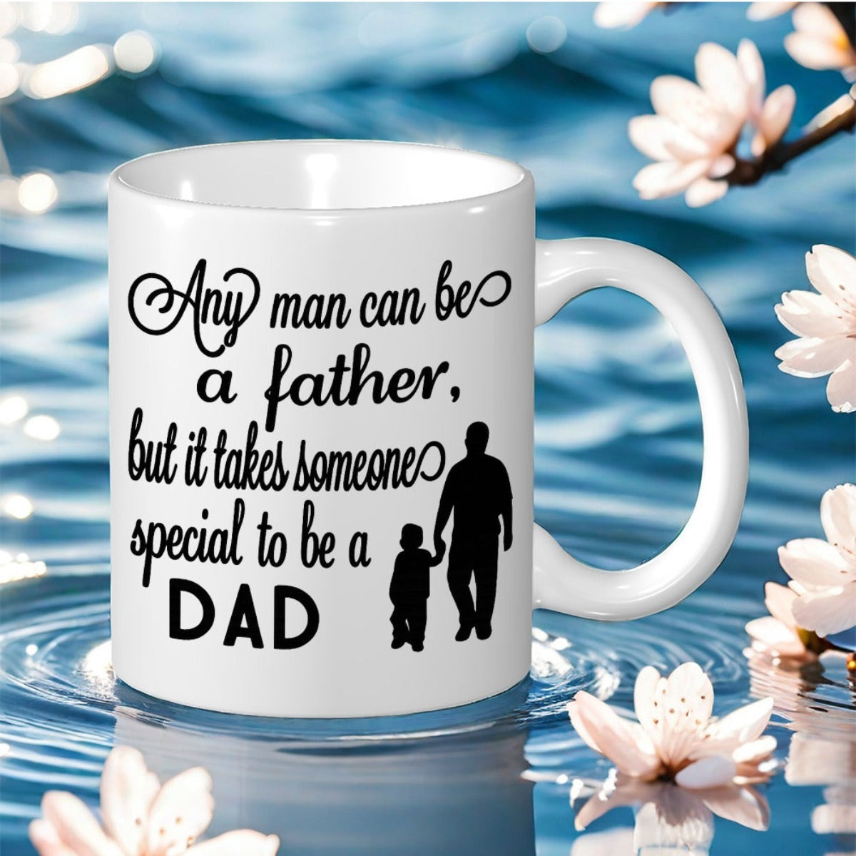 Tailorly White Ceramic 11 oz Mug - a single ceramic coffee mug featuring that celebrates suitable for occasions like thanksgiving christmas