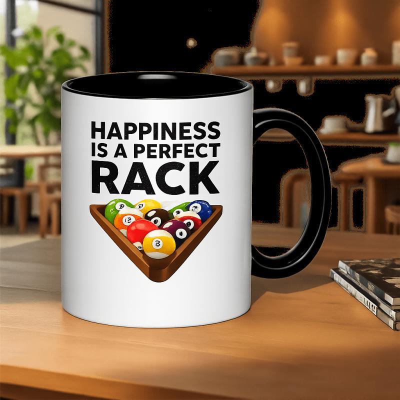 Tailorly Black Accent 11 oz Mug - a perfect rack billiards