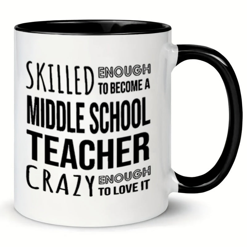 Tailorly Black Accent 11 oz Mug - funny Christmas design and crazy text