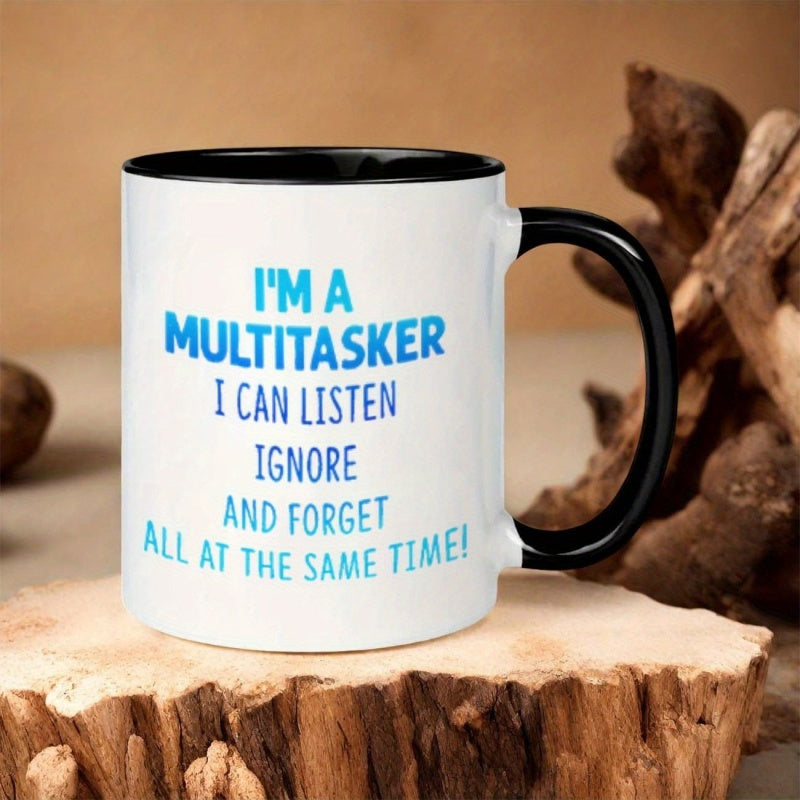Tailorly Black Accent 11 oz Mug - funny text "I'm a"