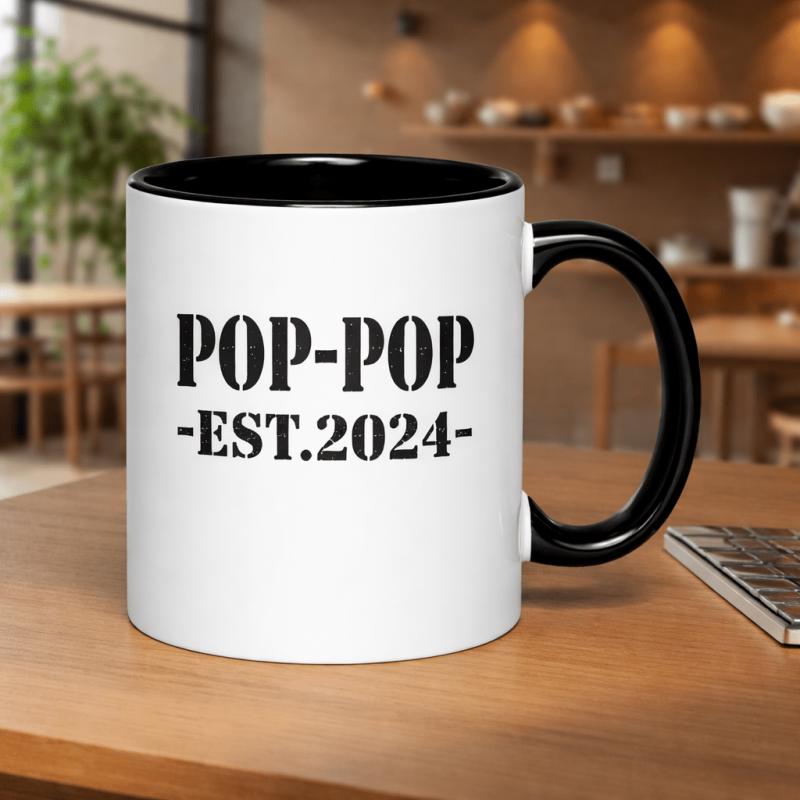 Tailorly Black Accent 11 oz Mug - est 2024 text