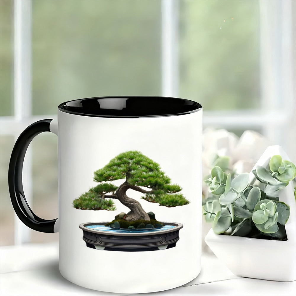 Tailorly Black Accent 11 oz Mug - elegant design